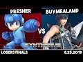 Presher (Megaman) vs BuyMeALamp (Chrom) | Losers Finals | Synthwave #8