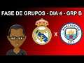 Real Madrid x Manchester City - Manager Muma Cup Fifa 20 - Fase de Grupos Dia 4