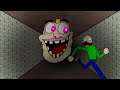 Scary Baldi Apparition chasing Mario & Co (Animation)