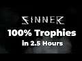 Sinner: Sacrifice for Redemption - 100% Trophies in 2.5 Hours