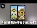 Umidigi F2 vs Redmi Note 8T Camera comparison/Screen/Size/Sound Speakers/Design! Review