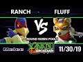 Xanadu MFA SSBM - Ranch (Falco) Vs. fluff (Fox) Smash Melee Round Robin Pools