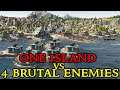 Anno 1800 ONE ISLAND CHALLENGE vs 4 Extremely HARD Enemies || RTS Extreme Playthrough || Part 01