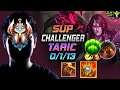 Challenger Taric Support vs Nautilus - 챌린저 서폿 타릭 템트리 룬 슈렐 수호자 タリック Тарик 瓦洛兰之盾 塔里克 - LOL KR 11.14