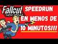 FALLOUT NEW VEGAS TERMINADO EN MENOS DE 10 MINUTOS!!! SPEEDRUN FALLOUT NEW VEGAS