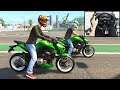 Kawasaki Z1000 ABS - The Crew 2 | Thrustmaster T300RS gameplay