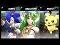 Super Smash Bros Ultimate Amiibo Fights – Request #16333 Sonic vs Palutena vs Pichu
