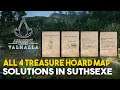 Assassins Creed Valhalla All 4 Treasure Map Solutions In Suthsexe