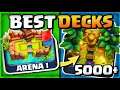 BEST DECKS for EVERY ARENA in Clash Royale! (Arena 1 - Arena 15)!