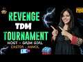 🔴 [Facecam Live] TDM TOURNAMENT WITH GRIM GIRL 1000+ UC GIVEAWAY
