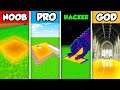 Minecraft NOOB vs. PRO vs. HACKER vs GOD : LUXURY LAVA SWIMMING POOL in Minecraft!