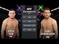 Petr Yan Vs Cory Sandhagen : UFC 4 Gameplay (Legendary Difficulty) (AI Vs AI) (Xbox One)