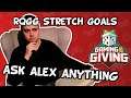 RQGG20 Stretch Goals - Ask Alex Anything (AMA)!