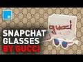 Snapchat Unveils GUCCI-BRANDED Glasses | [MASHABLE NEWS]