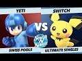SNS5 SSBU - Yeti  (Mega Man) Vs. Switch (Pichu) Smash Ultimate Tournament Pools