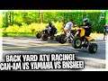 Can-am Vs. Yamaha Vs. Banshee! What's the fastest ATV?! | Apollo Dirtbike Vs Can-am ATV