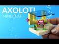 Creating the AXOLOTL in an UNDERWATER Diorama – Minecraft Caves & Cliffs with polymer clay