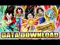 GLOBAL DATA DOWNLOAD! SSJ4 Goku & SSJ4 Vegeta EZAs + NEW Chain Battle Boss! (DBZ Dokkan Battle)