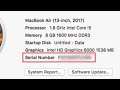 How To Check Serial Number in MacBook Pro & Air