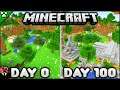 I Survived 100 DAYS in Minecraft Survival... THIS Is What Happened...