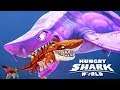NEW DARK MAGIC SHARK vs ATOMIC SHARK (HUNGRY SHARK WORLD)