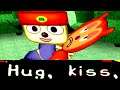 parappa shares a kiss with his bro