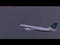 Scary Plane Crash at Karachi Storm - PIA A330-300