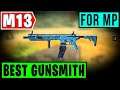*SEASON 8* M13 BEST GUNSMITH ATTACHMENTS FOR MULTIPLAYER | COD Mobile ON PC