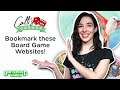 Useful Board Game Websites | Calli’s Corner