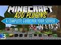 How To Add Plugins To Your Minecraft Server in Minecraft 1.15.2