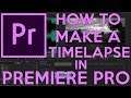 How to make a Timelapse in Premiere Pro - A Lukas75 Tutorial