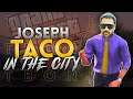 Joseph Taco exploring the city