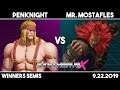 PenKnight (Alex) vs Mr. Mostafles (Akuma) | Winners Semis | Synthwave X Three