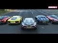 Top 22 Fastest Lamborghini & Ferrari Cars Drag Race | Forza Horizon 4