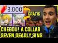 CORRE! 3K DE RUBY + 2 LUTADORES GRÁTIS, CHEGOU! A COLLAB COM THE SEVEN DEADLY SINS NO KOF ALL STAR