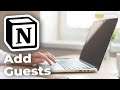 How to Add Guests in Notion