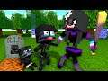 Monster School: Poor Baby Wither Skeleton Life Sad story but happy ending - Minecraft Animation