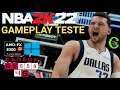 NBA 2K22 RODOU LISO?! | GAMEPLAY TESTE NO PC FRACO (FX 8300 + RX 550 4G)
