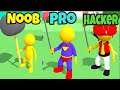 NOOB vs PRO vs HACKER in Smashers.io