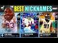 THE BEST NICKNAMES DRAFT! PLAYER WITH THE COOLEST NICKNAME IN EVERY ROUND! Madden 20 Draft Champions