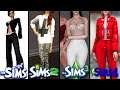 COMPARING SIMS CUSTOM CONTENT | Sims 1 vs. Sims 2 vs. Sims 3 vs. Sims 4