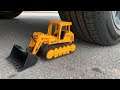 Experiment Car vs Excavator, Dump Truck, Bulldozer | Crushing Crunchy & Soft Things by Car | Test Ex