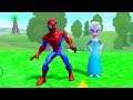 Frozen 2 Ice Queen Elsa (Snow Queen) vs Spiderman Street Prank | A Spiderman Video  | An Elsa Video