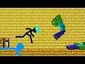Stickman vs Minecraft: Zombie Apocalypse - Minecraft Animation