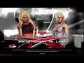 WWE 2K20 Sister Morgan VS Lana 1 VS 1 Match