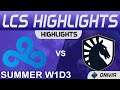 C9 vs TL Highlights LCS Summer 2021 W1D3 Cloud9 vs Team Liquid by Onivia