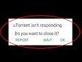 How To Fix uTorrent Isn't Responding Error Android & Ios - uTorrent Not Open Problem Android & Ios