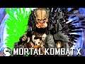 The BEST Self Destruct Brutality Combo Finish! - Mortal Kombat X: "Predator" Gameplay