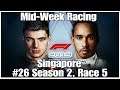 #26 Mid-Week Racing F1 2019 Singapore race, PS4PRO, T300RS F1 add-on Playseat