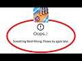 Fix Bowling Crew Oops Something Went Wrong Error Please Try Again Later Problem Solved